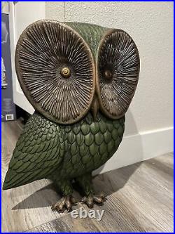 Vintage Burwood Mid-Century Wall Art Owl #4533 Preowned