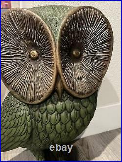 Vintage Burwood Mid-Century Wall Art Owl #4533 Preowned