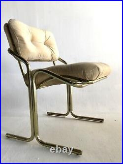 Vintage Cantilever Baughman Dining MidCentury Modern Z Chair Brass Jerry Johnson