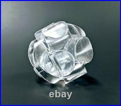 Vintage Charles Perry Lucite Ball Puzzle Sculpture Mid Century Modern decor