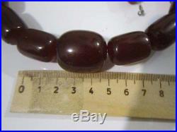 Vintage Cherry Bakelite necklace 79g, SIMICHROME TESTED