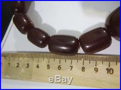 Vintage Cherry Bakelite necklace 79g, SIMICHROME TESTED