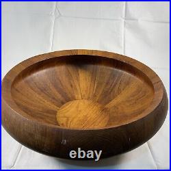 Vintage Dansk Denmark Jens Quistgaard Large Staved Teak 17 X 6 Bowl