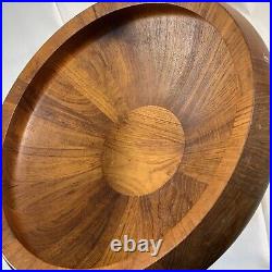 Vintage Dansk Denmark Jens Quistgaard Large Staved Teak 17 X 6 Bowl