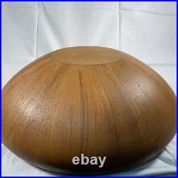 Vintage Dansk Denmark Jens Quistgaard Large Staved Teak 17 X 6 Bowl