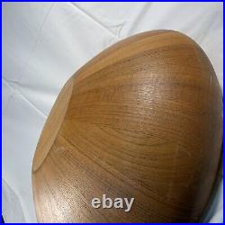 Vintage Dansk Denmark Jens Quistgaard Large Staved Teak 17 X 6 Bowl