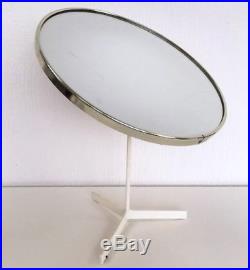 Vintage Durlston Designs Retro Circle Tripod 60s Mid Century Mirror