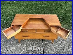 Vintage English Mid Century Modern G PLAN Console Desk Vanity Dresser