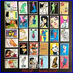 Vintage FIORUCCI complete collection editions STICKERS PANINI 1984
