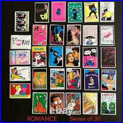 Vintage FIORUCCI complete collection editions STICKERS PANINI 1984