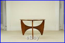Vintage G Plan Astro Teak and Glass Coffee Table, 60s Danish Retro Mid Century