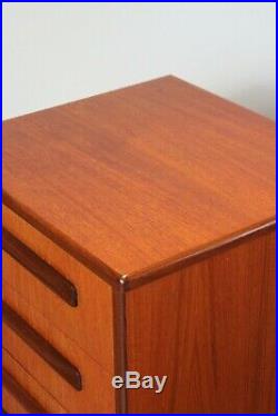 Vintage G Plan Fresco Bedside Cabinet chest of Drawers Mid century Hairpin Legs