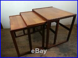 Vintage G Plan nest of coffee side tables mid century quadrille retro furniture