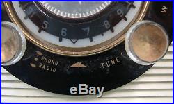 Vintage General Electric Model 861 Radio Red Space Age Retro Midcentury Modern