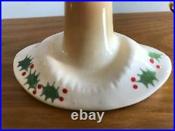 Vintage HOLT HOWARD Christmas Lady Head Vase JINGLE BELL EARRINGS 1959
