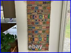 Vintage Hand Woven Seventies Textile Art Wall hanging/Tapestry