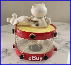 Vintage Holt Howard Cozy Kitten Mice Drum Bank Rare Cat Mouse