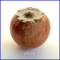 Vintage Italian Alabaster Marble Stone Fruit Grapes Persimmon Plum Peach Lemon