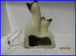 Vintage Kron Siamese Cat Mid Century Modern Lamp
