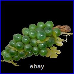 Vintage MCM Green Lucite Grapes 17 Driftwood Branch Mid Century Modern 60s HUGE