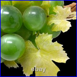 Vintage MCM Green Lucite Grapes 17 Driftwood Branch Mid Century Modern 60s HUGE