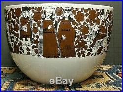 Vintage MCM Kaj Franck 8 Enameled Bowl Medieval Troubadour Finel/Arabia Finland