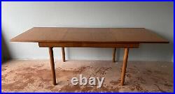 Vintage MID Century Danish Teak Long Extending Dining Table Free Delivery