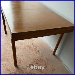 Vintage MID Century Danish Teak Long Extending Dining Table Free Delivery