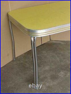 Vintage MID Century Modern Formica Table And Chairs 1950's Retro
