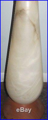 Vintage MID Century Retro Deco Marble Ewer And Final Table Lamp Nice
