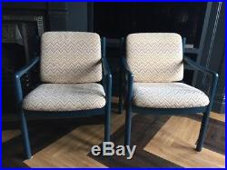 Vintage Mid Century Bentwood Armchairs Retro Pair