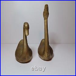 Vintage Mid Century Extra Large Scale Pair Of Barss Swans