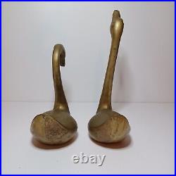 Vintage Mid Century Extra Large Scale Pair Of Barss Swans