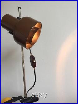 Vintage Mid Century Floor Lamp Made In Denmark Retro Standing Light