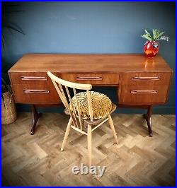 Vintage Mid Century G Plan Teak Desk Home Office Dressing Table Retro UK Del