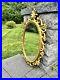 Vintage Mid Century Hollywood Regency Syroco Dart Gold Ornate Mirror 29x19