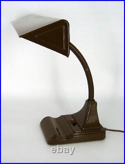 Vintage Mid-Century Modern Brown Retro Lamp Nostalgic Lighting for Any Space