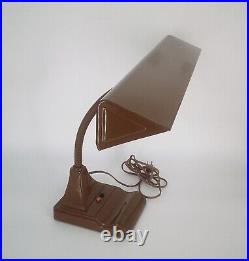 Vintage Mid-Century Modern Brown Retro Lamp Nostalgic Lighting for Any Space