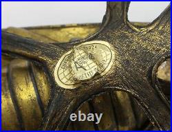 Vintage Mid-Century Modern Italian Brass Fly Designer Ashtray / Trinket Box