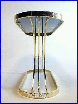 Vintage Mid Century Modern Milo Baughman Brass Console Hall Table Atomic Sputnik