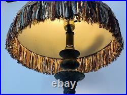 Vintage Mid Century Modern Retro Table Lamp Feather Light Lamp Made in U. S. A