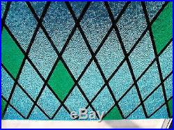 Vintage Mid Century Plastic Decorator Panel 24 x 48 Blue/Green and Gold Retro