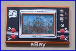 Vintage NINTENDO Game & Watch Fire Attack (Boxed Instructions)