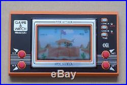Vintage NINTENDO Game & Watch Fire Attack (Boxed Instructions)