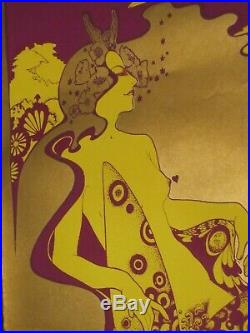 Vintage Psychedelic 1967 Hapshash Erotica Poster by English & Waymouth- UFO Club