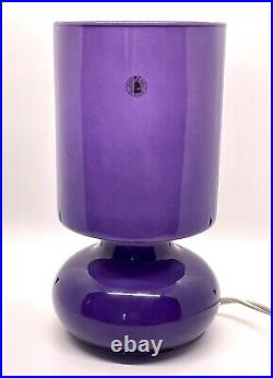 Vintage Purple Mushroom Lamp Retro Mid Century Ikea Lykta Discontinued