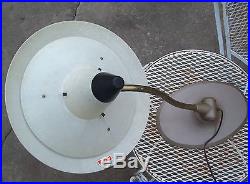 Vintage RETRO Mid-Century Modern EAMES ERA Acme-Lite NY FLYING SAUCER LAMP