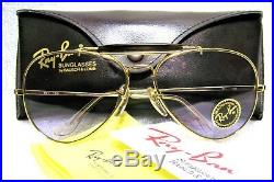 Vintage Ray-Ban USA NOS Rare B&L Aviator Bravura General LilacLns New Sunglasses