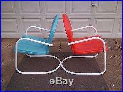 Vintage Rehabbed Mid Century Chairs Retro Outdoor Chairs Patio Furniture