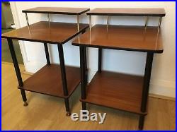 Vintage, Retro Bedside Tables. Mid Century. Pair Bedside Cabinets